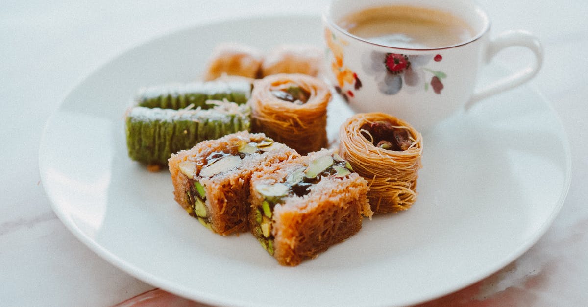 A cup of cilantro? - Brown Bread on White Ceramic Plate