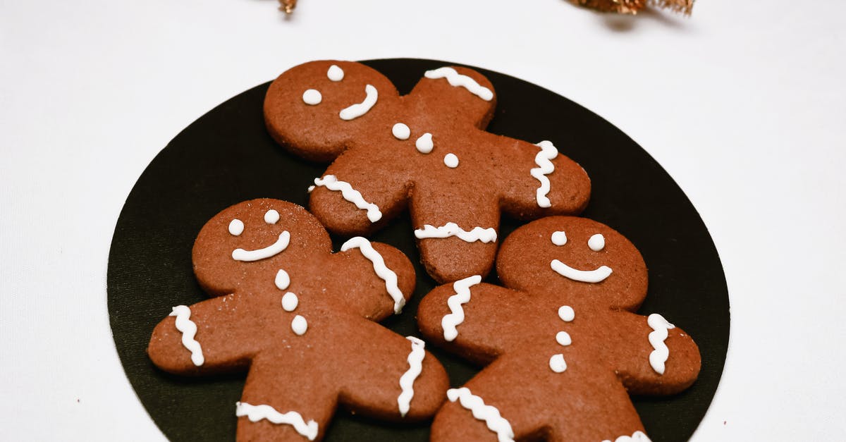 Accidentally omitted salt from my gingerbread cookies... what should I do? - Brown and Black Heart Shaped Cookies