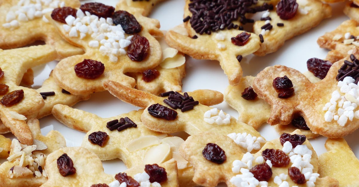 Accidentally omitted salt from my gingerbread cookies... what should I do? - Brown Bread With Black Raisins on Top