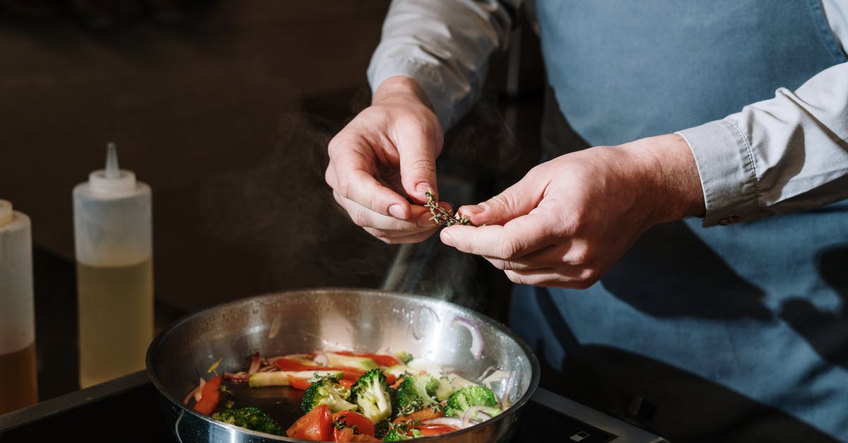 Add spice then oil, or oil then spice? - Person Holding Stainless Steel Bowl With Vegetable Salad