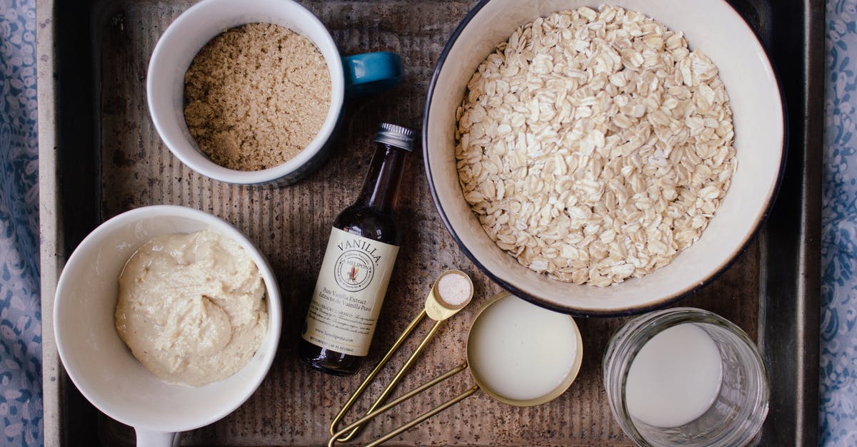 Adding baking powder as a final step - Oatmeal Platter