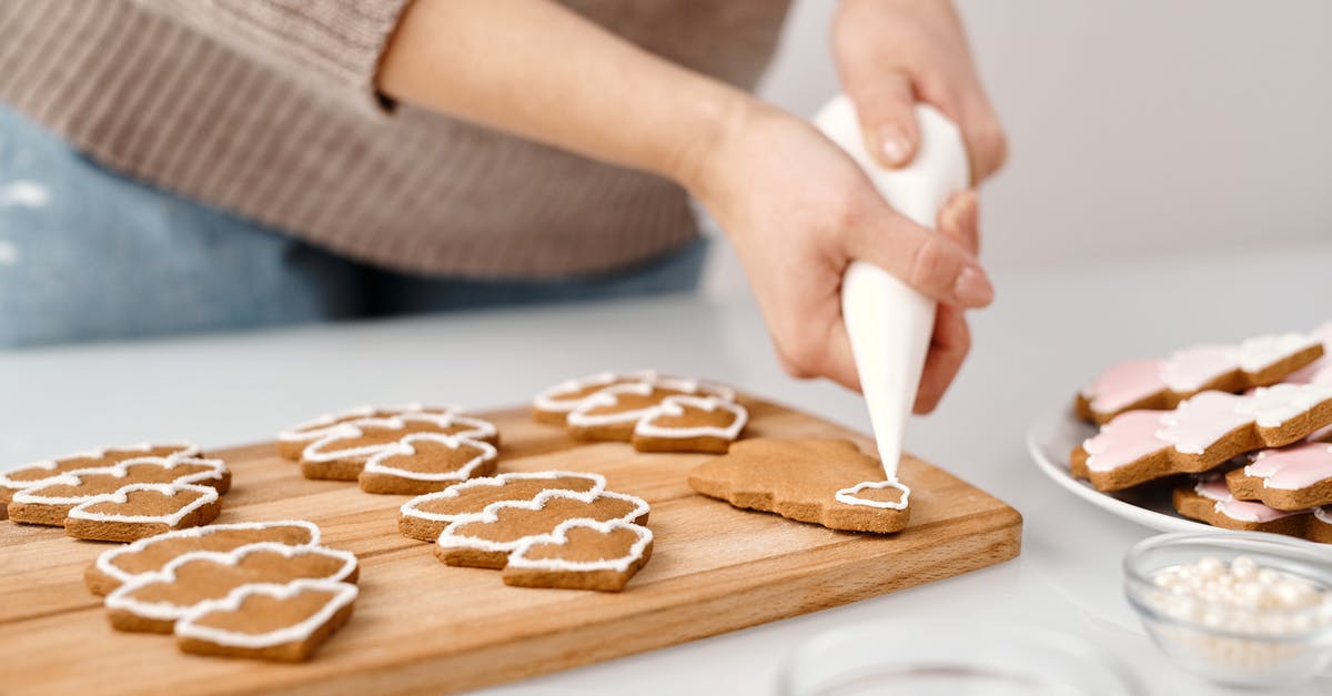 Adding cold water during cooking of beans and cooking time - Person Decorating a Christmas Tree Shaped Cookies