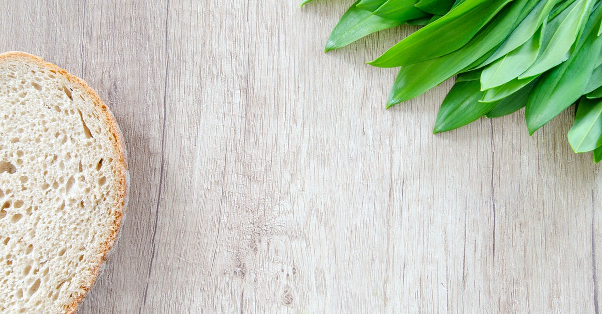 Adding fresh herbs in no-knead Bread [closed] - Green Leaves and Slice of Bread