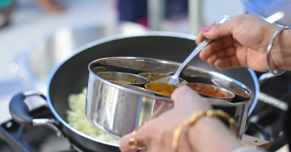 Adding spices before or after frying? - A Woman Cooking Indian Food