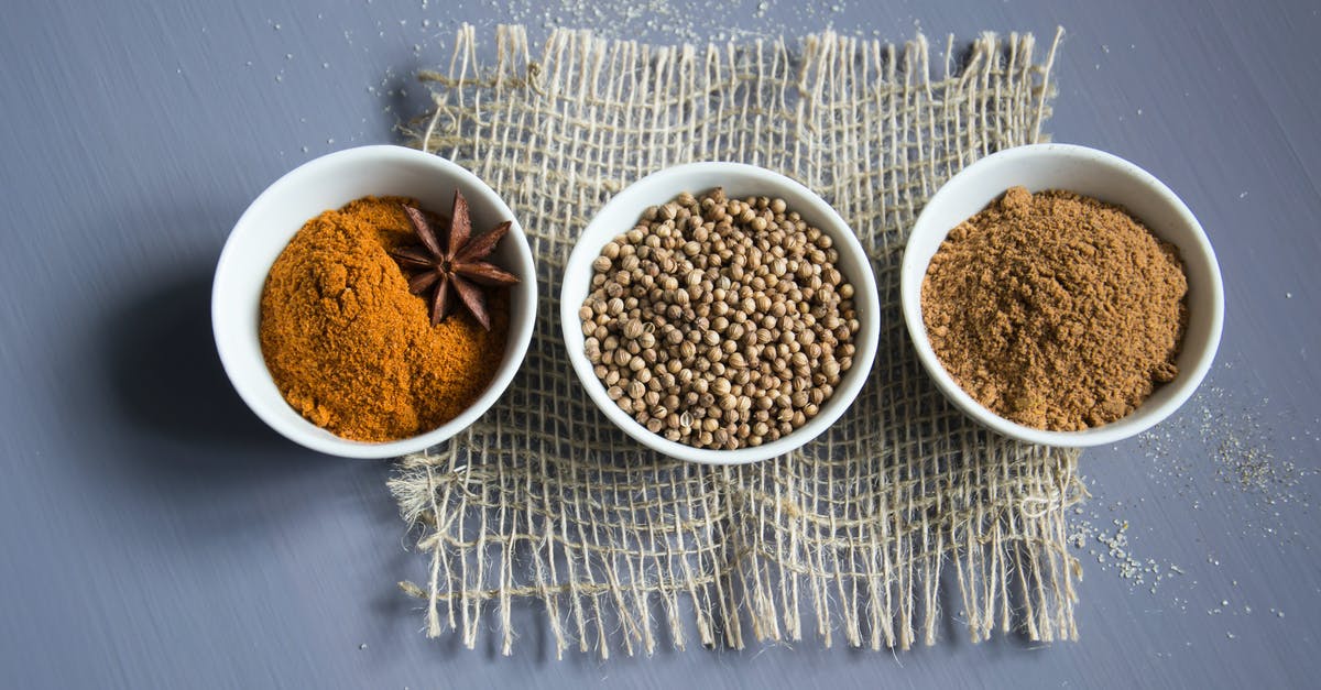 Adding spiciness to indian curry at the end of cooking - Three Condiments in  Plastic Containers