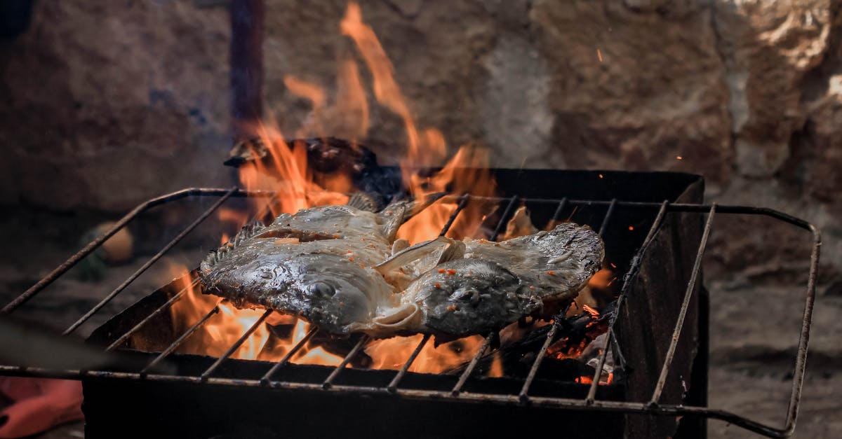 Advantages to "burning off" grill - Grilled Fish