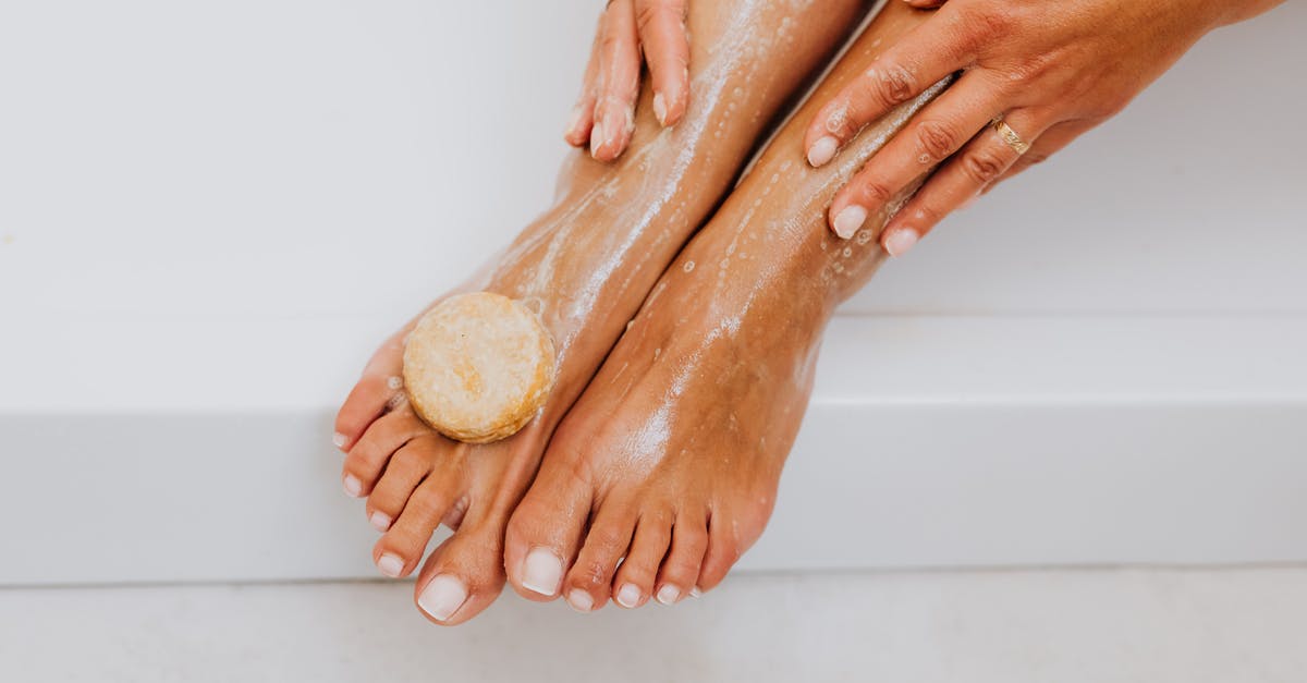 Advantages/disadvantages for limescale cleaning methods? - Persons Feet With White Powder