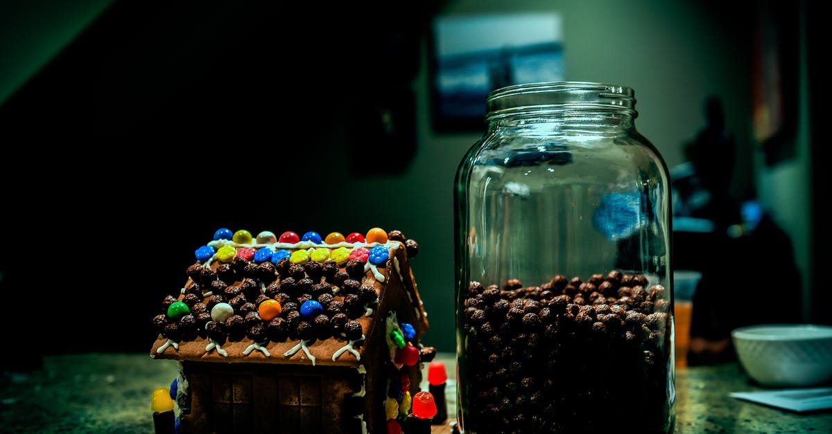 Advice for gingerbread houses? - Gingerbread house Near Clear Glass Jar Filled With Candies