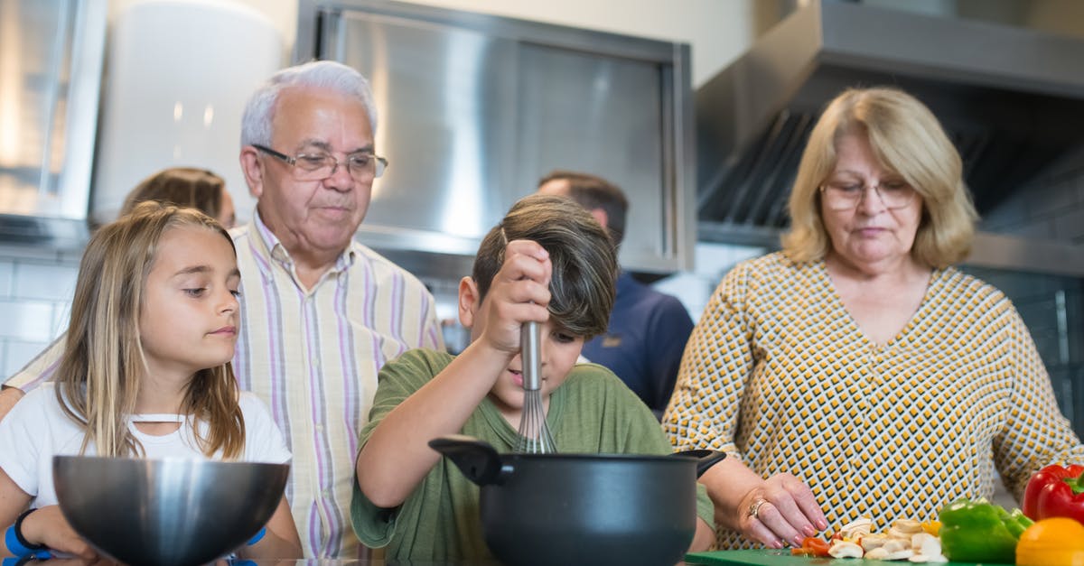 Advice for low temperature cooking - A Low Angle Shot of a Family Preparing Food in the Kitchen