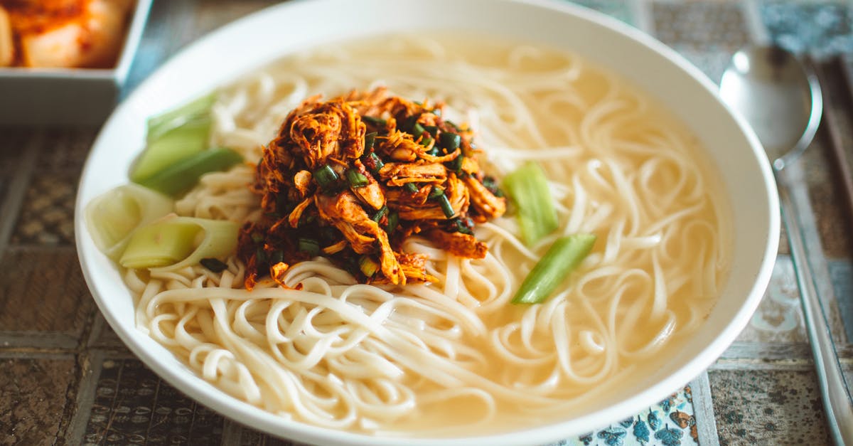 Advice for making/keeping shredded chicken moist? - Noodles with Shredded Chicken and Chives