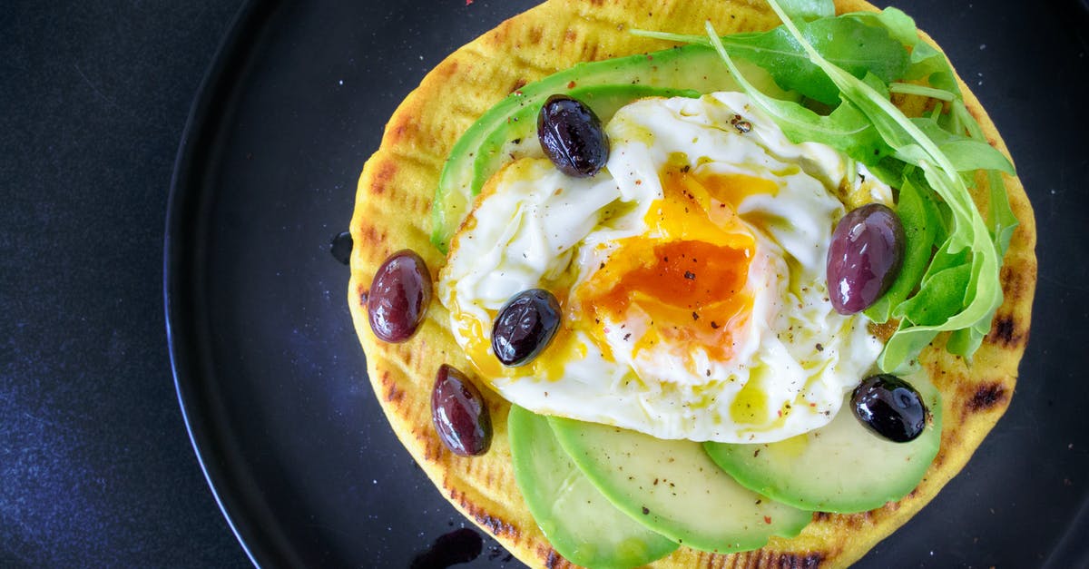 After breakfast, egg plate clean up - Omelette With Beans Toppings