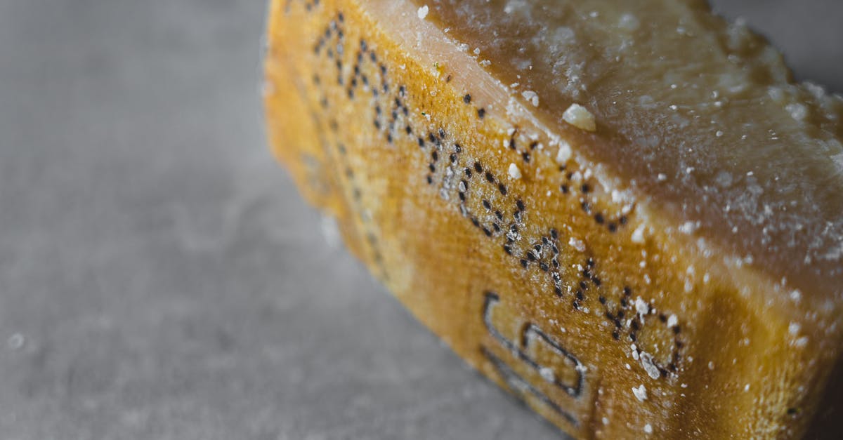 Aging cheese contaminates levain - Parmigiano Cheese