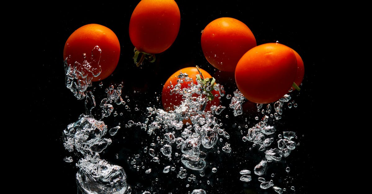 Air bubbles in canned tomatoes - Five Tomatoes In Body Of Water 