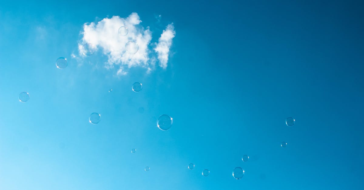 Air bubbles in sausage - Bubbles Under White Clouds