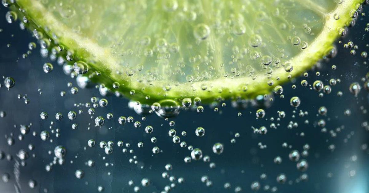 Air bubbles in sausage - Lime Slice on Water