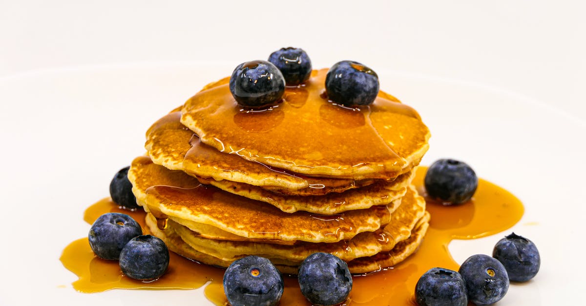 Alkaline foods with a pH higher than 8 - Pancakes With Black Berries on White Ceramic Plate