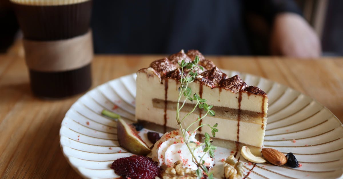 Almond pound cakes erupting - Sliced Cake on White Ceramic Plate