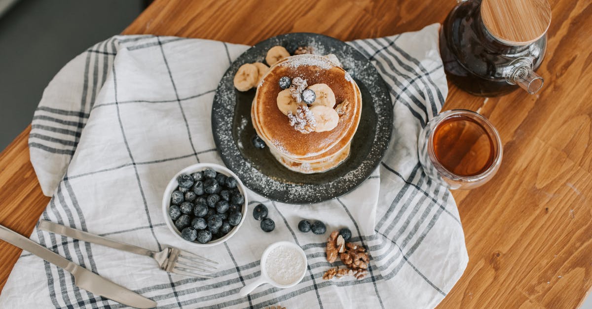 Am i able use overripe bananas in pancakes? - Photo of a Breakfast Meal