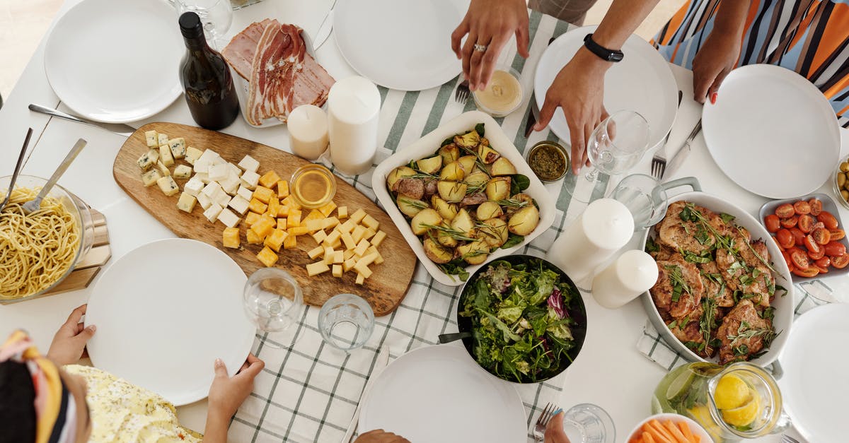 American cheese availability and utility - People around a Table With Food