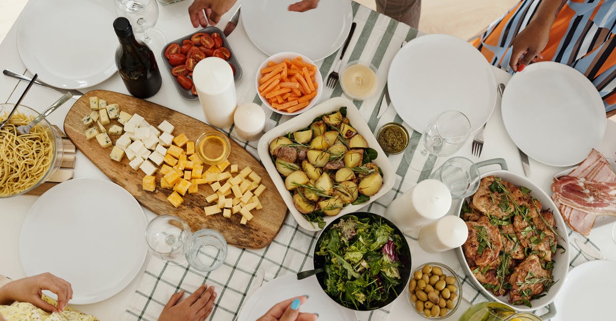 American cheese availability and utility - People around a Table With Food