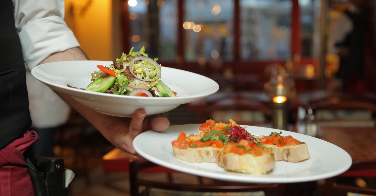 Amount per serving - Person Holding Pastry Dishes on White Ceramic Plates