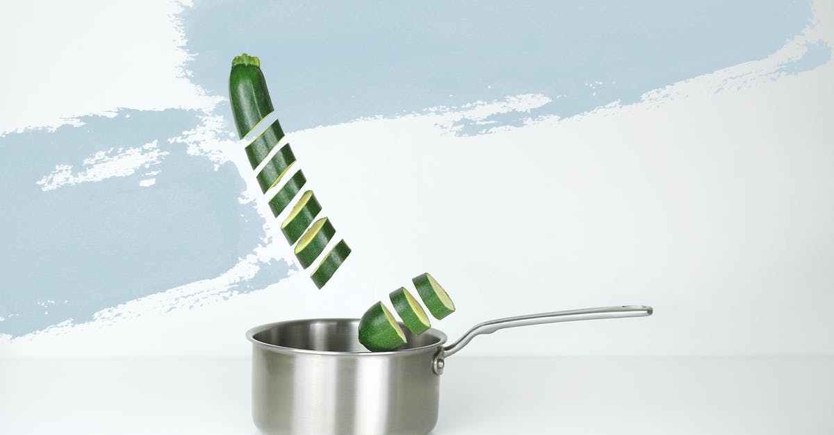 Anodized pans? Cleaning? - Gray Stainless Steel Sauce Pan and Green Cucumber Illustration