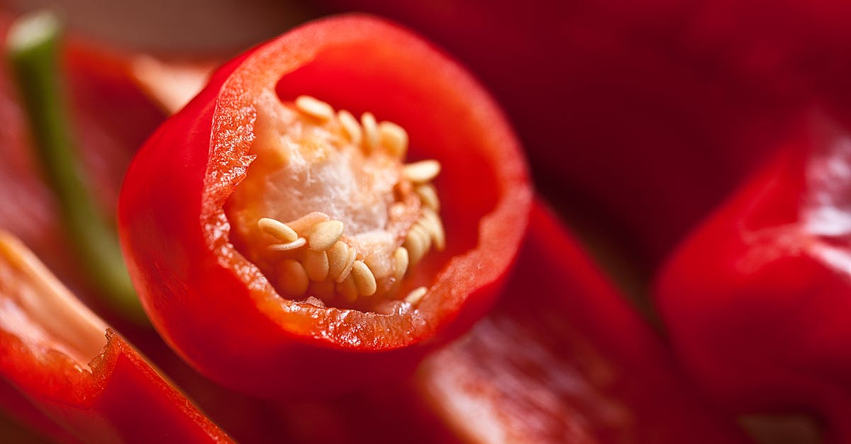 Appropriate oil to infuse with hot chillies - Red Chili Macro Photography