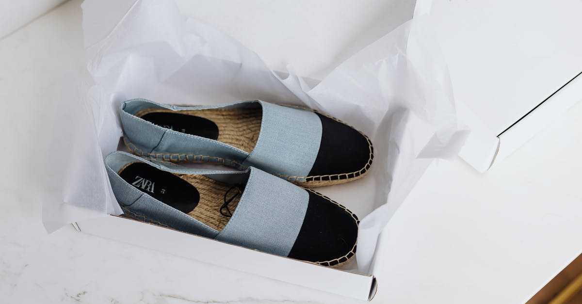 Are any retail vacuum-sealing systems worth the expense? - Stylish espadrilles pair in carton box