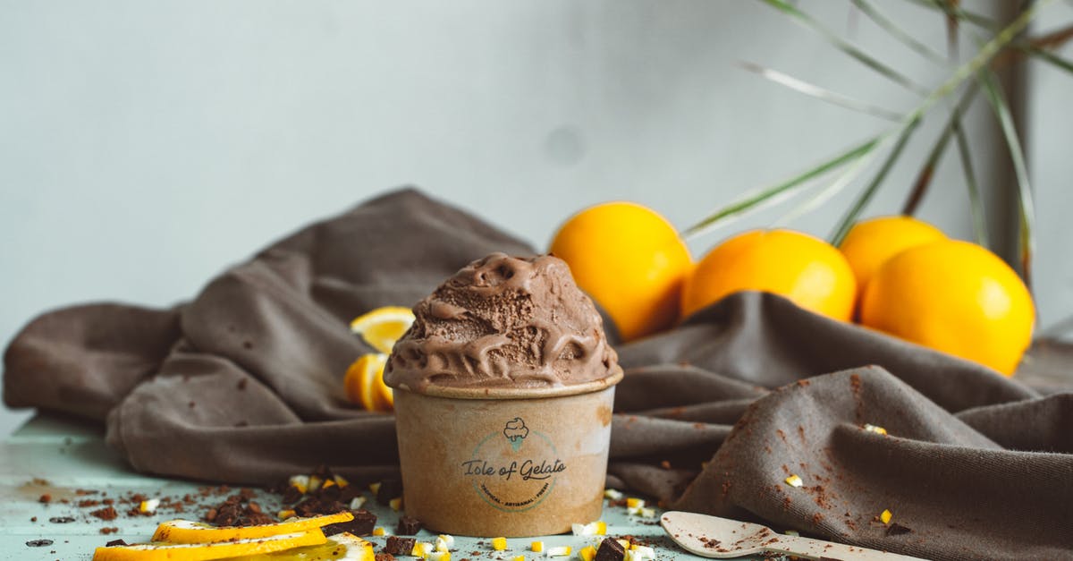 Are chocolate brands taking countries temperatures into account? - A Cup Of Chocolate Ice Cream with Lemon Bits