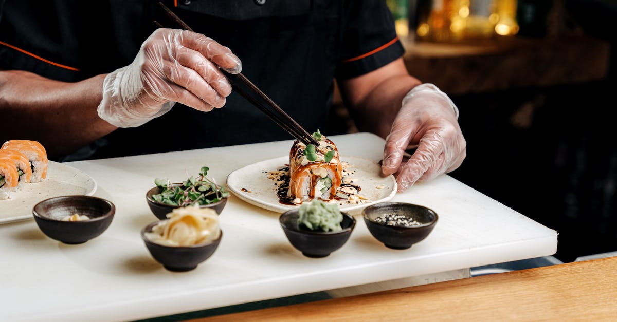 Are egg rolls supposed to be eaten with chopsticks or hands? - Chef Plating Sushi Rolls