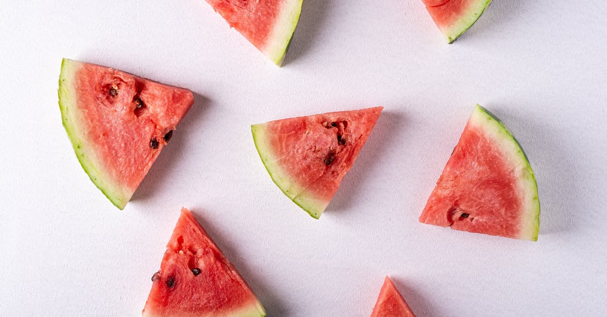 Are nectarine seeds edible? - Top View Photo Of Sliced Watermelons