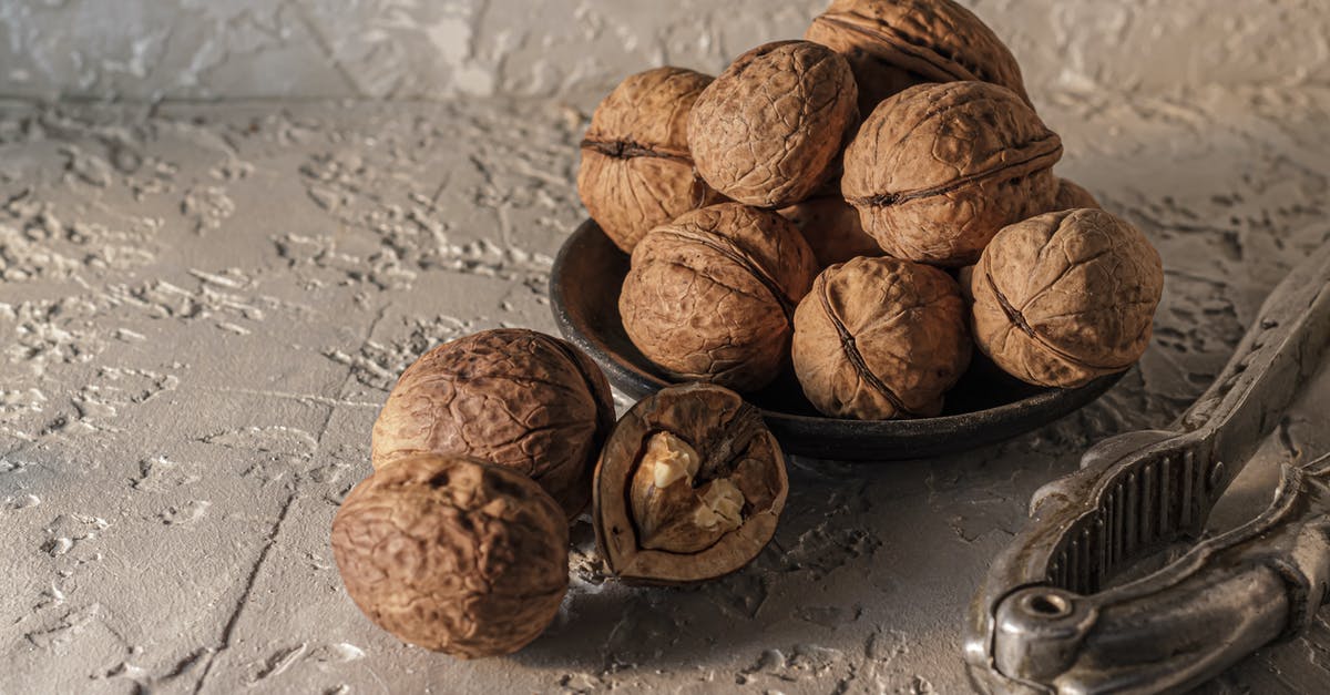 Are "shelled nuts" with or without their shells? - Walnuts Near Walnut Cracker