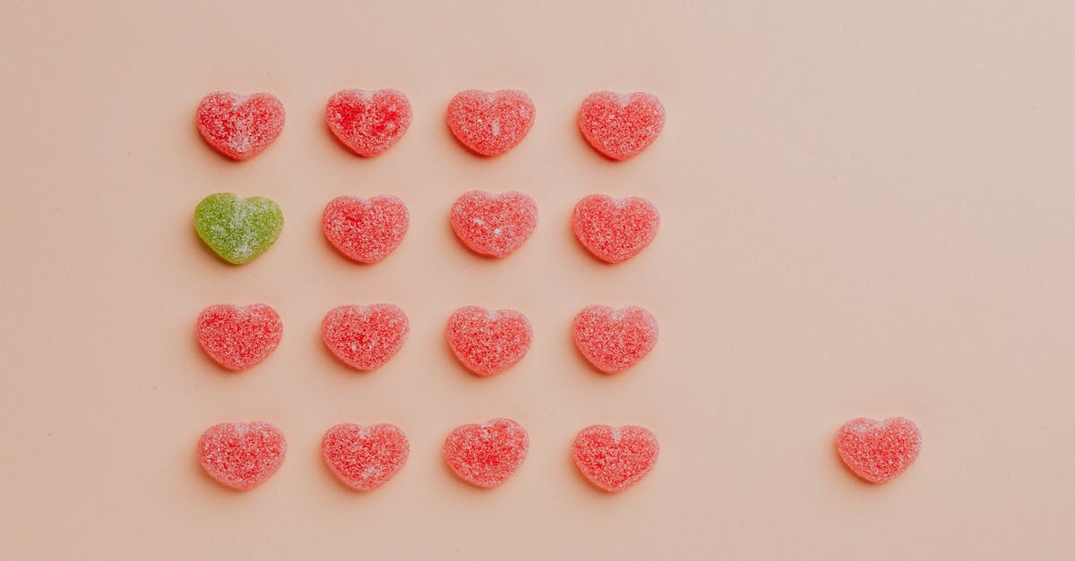 Are spuntini a form of appetizers? - Heart shaped gumdrops on pink background