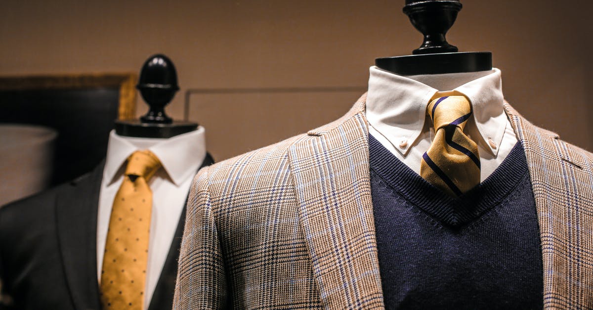 Are the rolls at 'Ryans' or 'Golden Corral' a style of bread? - Dandy fancy jackets with shiny ties on dummies in showroom of contemporary male shop