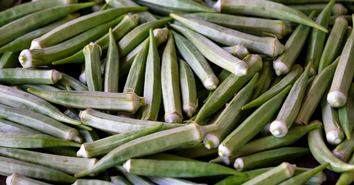 Are there alternatives to okra as a thickening agent? - Ladies' fingers Lot