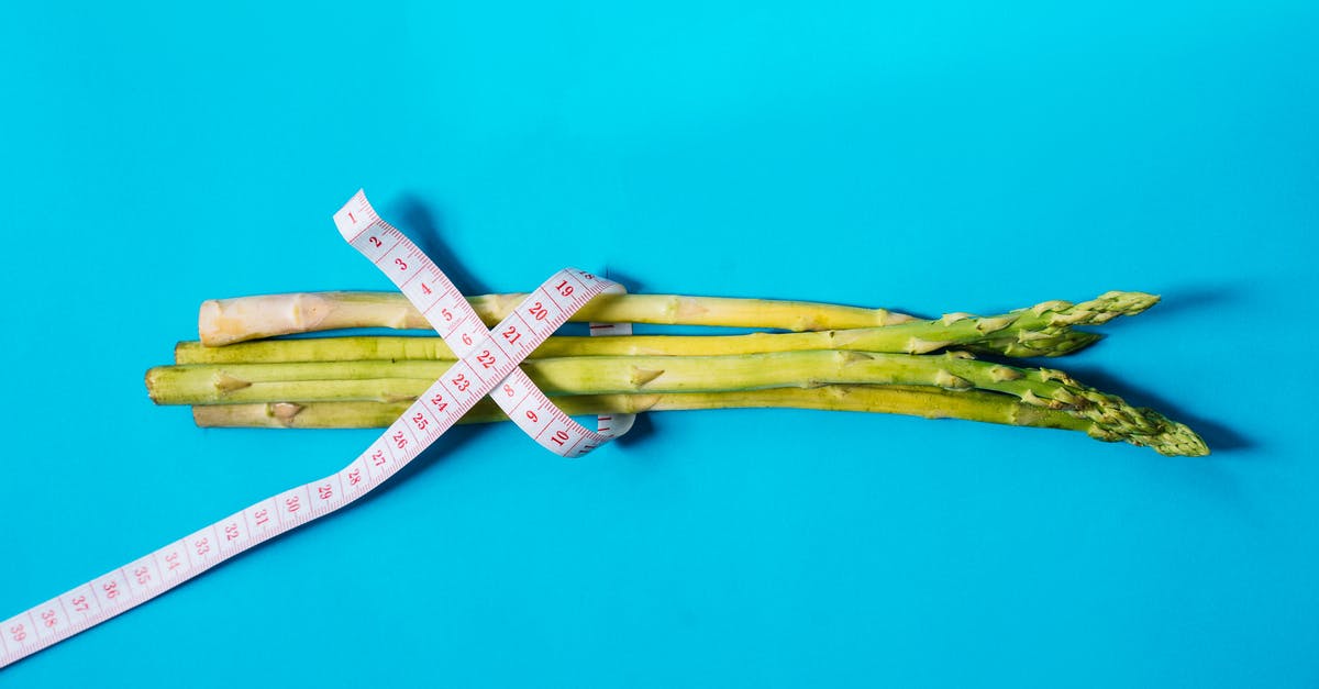 Are there any differences between "baby" vegetables and their "regular" counterparts - Asparagus Tied by a Measuring tape