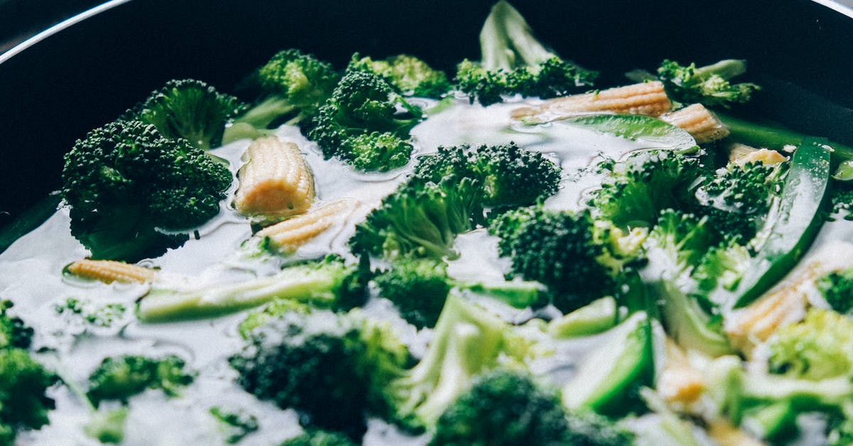 Are there any differences between "baby" vegetables and their "regular" counterparts - Cooked Broccoli Soup