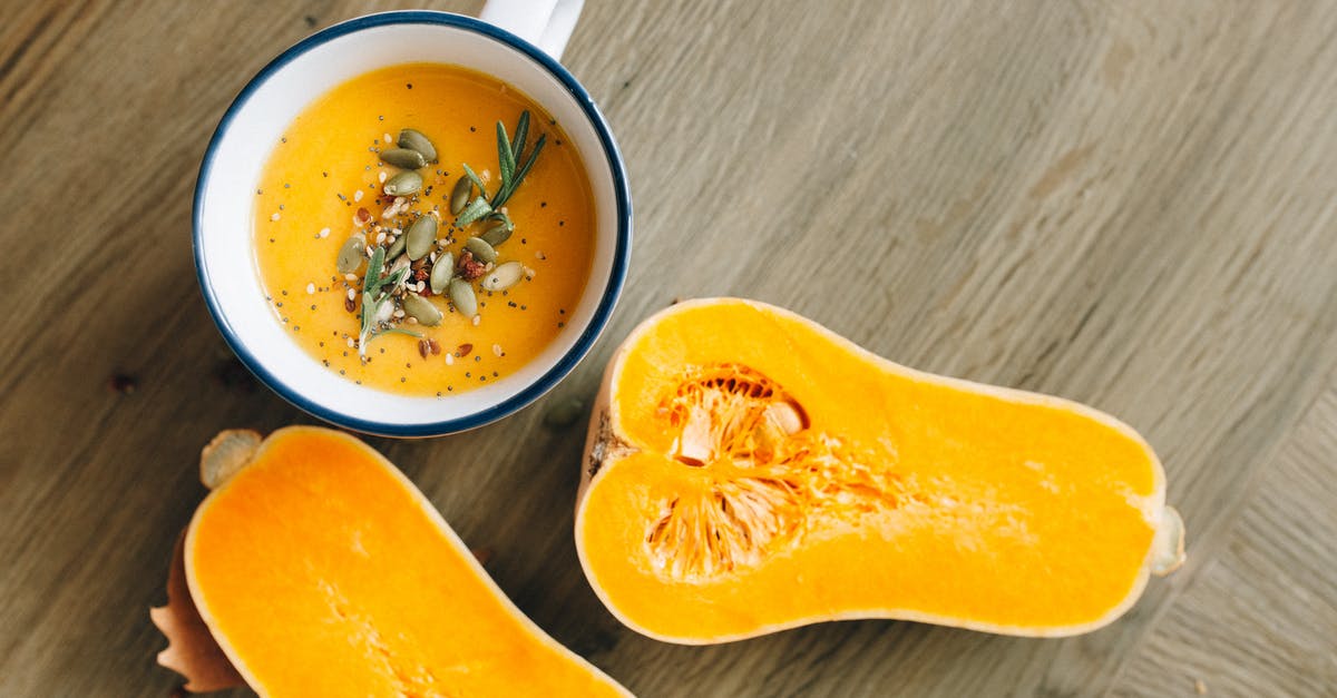 Are there any substitutes for squash puree? - Sliced Squash near a Pumpkin Soup 