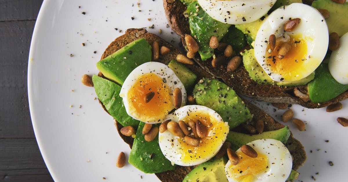 Are these eggs safe to eat? - Pastry and Boiled Egg on Plate