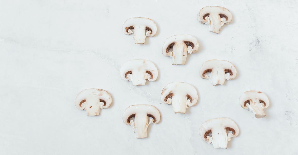 Are these mushrooms still edible? - Sliced Mushrooms on White Surface