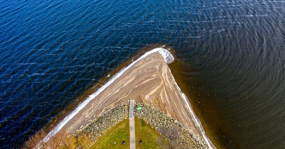 At what point is water considered "at a boil?" - Aerial Photography of Body of Water