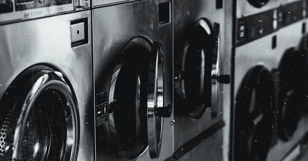 Automatic dicer - Grayscale Photo of Washing Machine