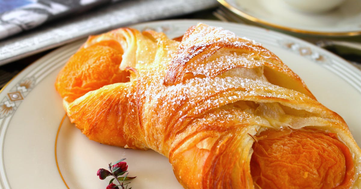 Avoid butter in puff pastry dough from melting while baking in the oven - Bread Dish