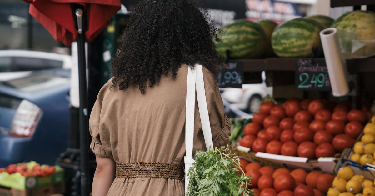 Bad tasting mussels and avoiding buying them - Woman in Brown Blouse Buying Fresh Fruits on a Stall