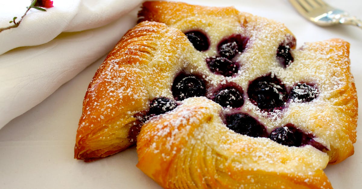 Baking a pie in air grill / electrical convection oven? - Brown and Purple Bread on White Surface