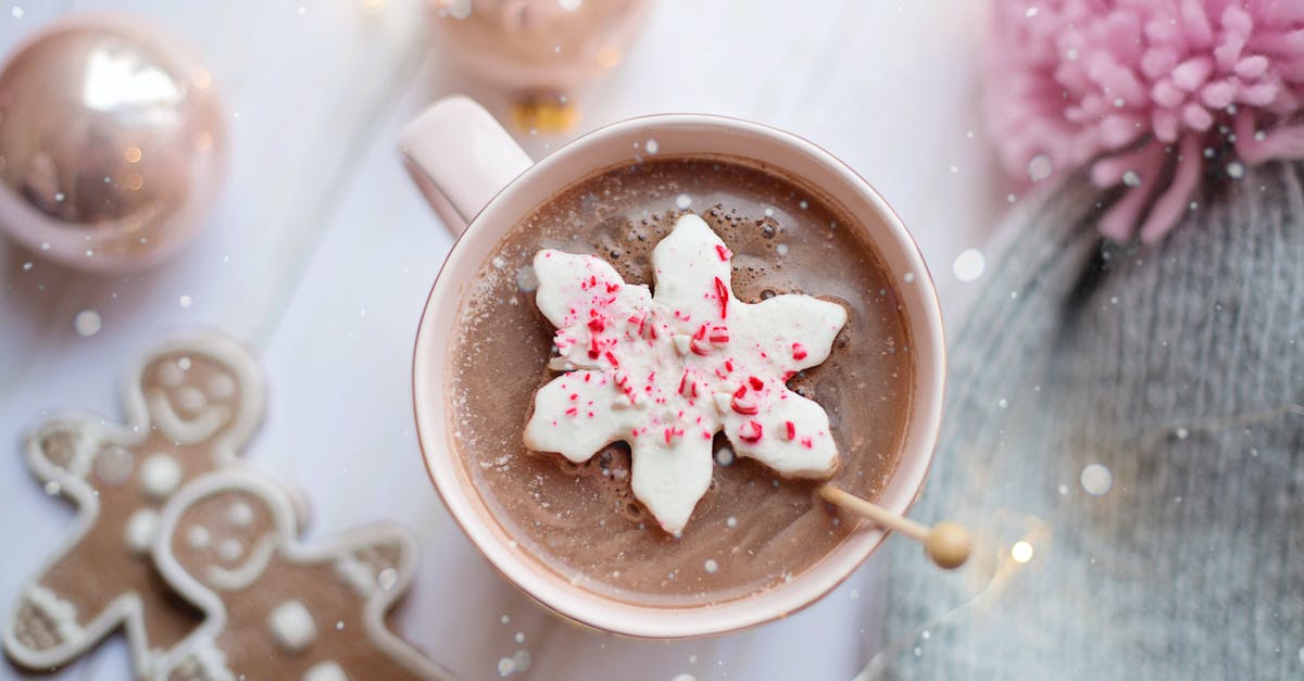 Baking Dark Chocolate in Cookies Without Burning Them - Chocolate Drink in a Cup