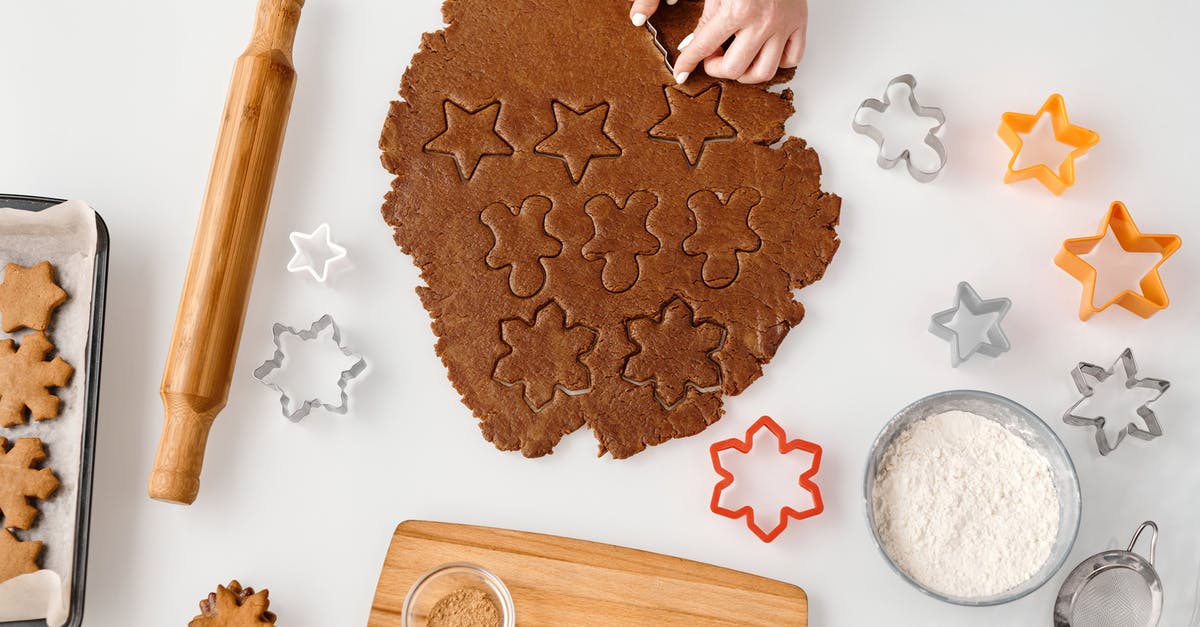 Baking time and temperature difference - Person Using a Cookie Cutter