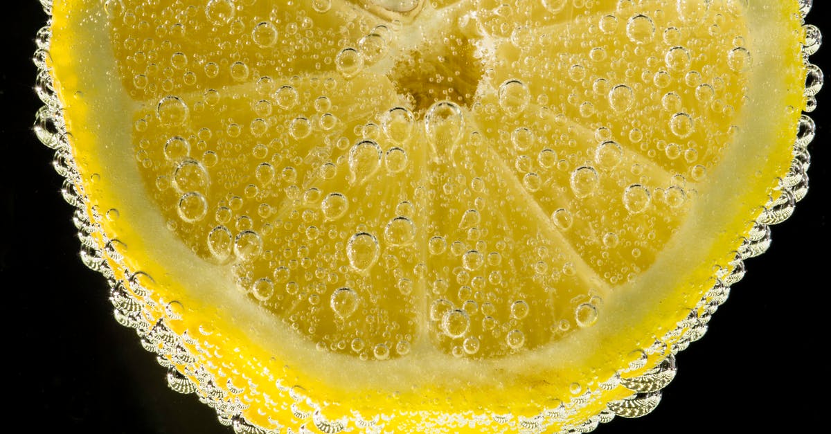 Balance out lemon juice in a smoothie, stinging my throat - Sliced Lemon