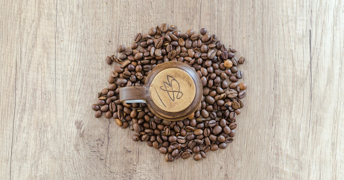 Beans soaking times, flavor vs flatulence - Flat Lay Photography of Mug Surrounded by Coffee Beans