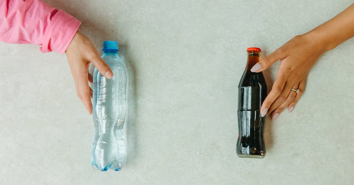 Beer instead of Seltzer in tempura? - Clear Glass Bottle on White Table